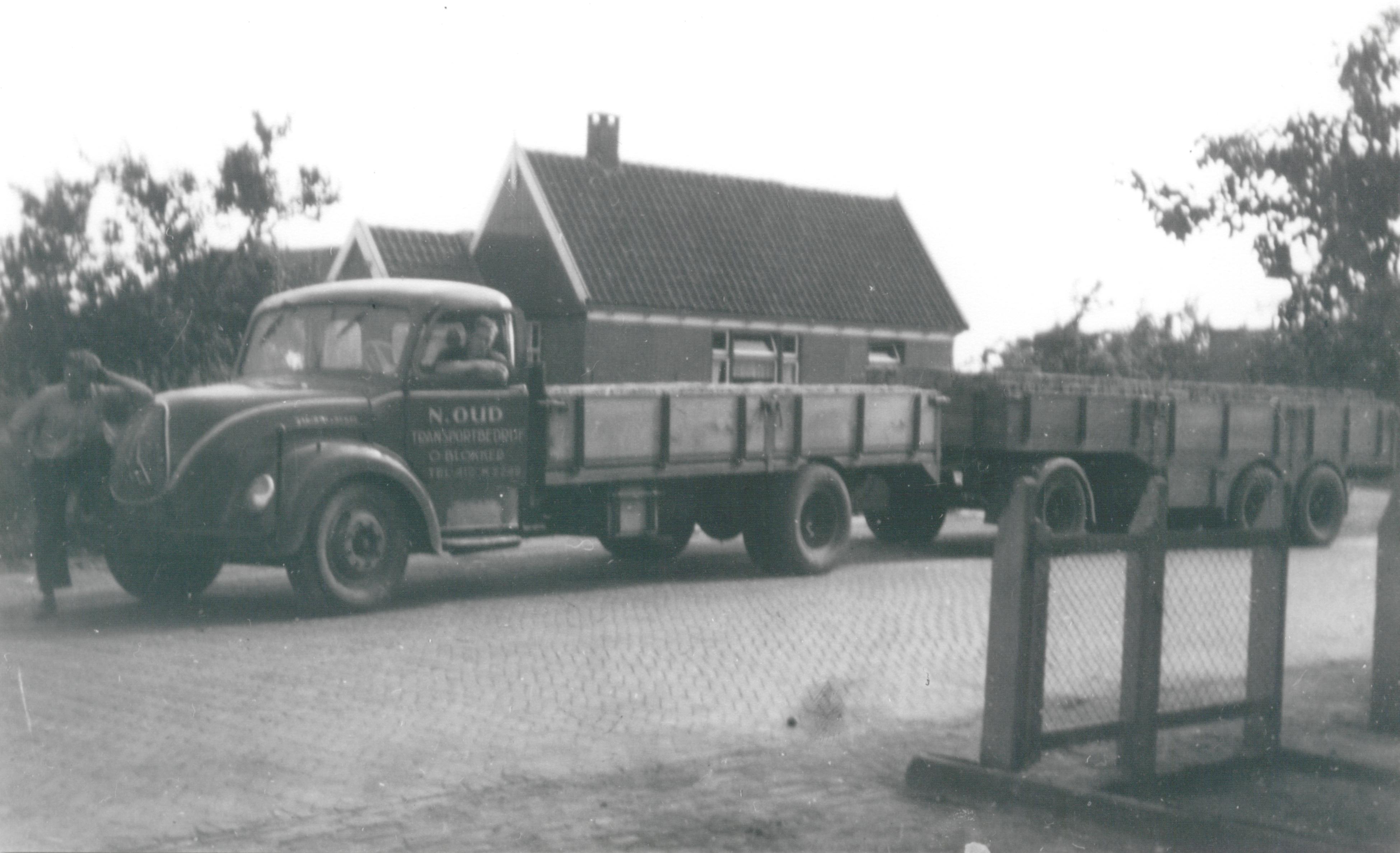 Transportbedrijf Oud in 1958